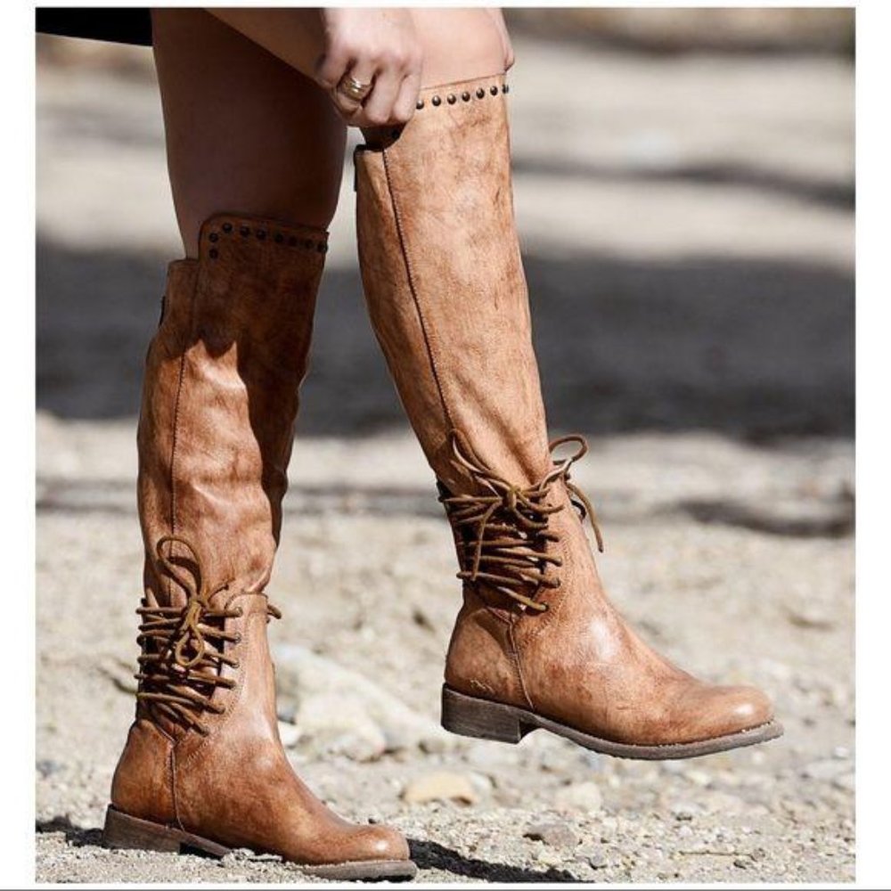 bed stu loxley tan driftwood tall riding boot leat